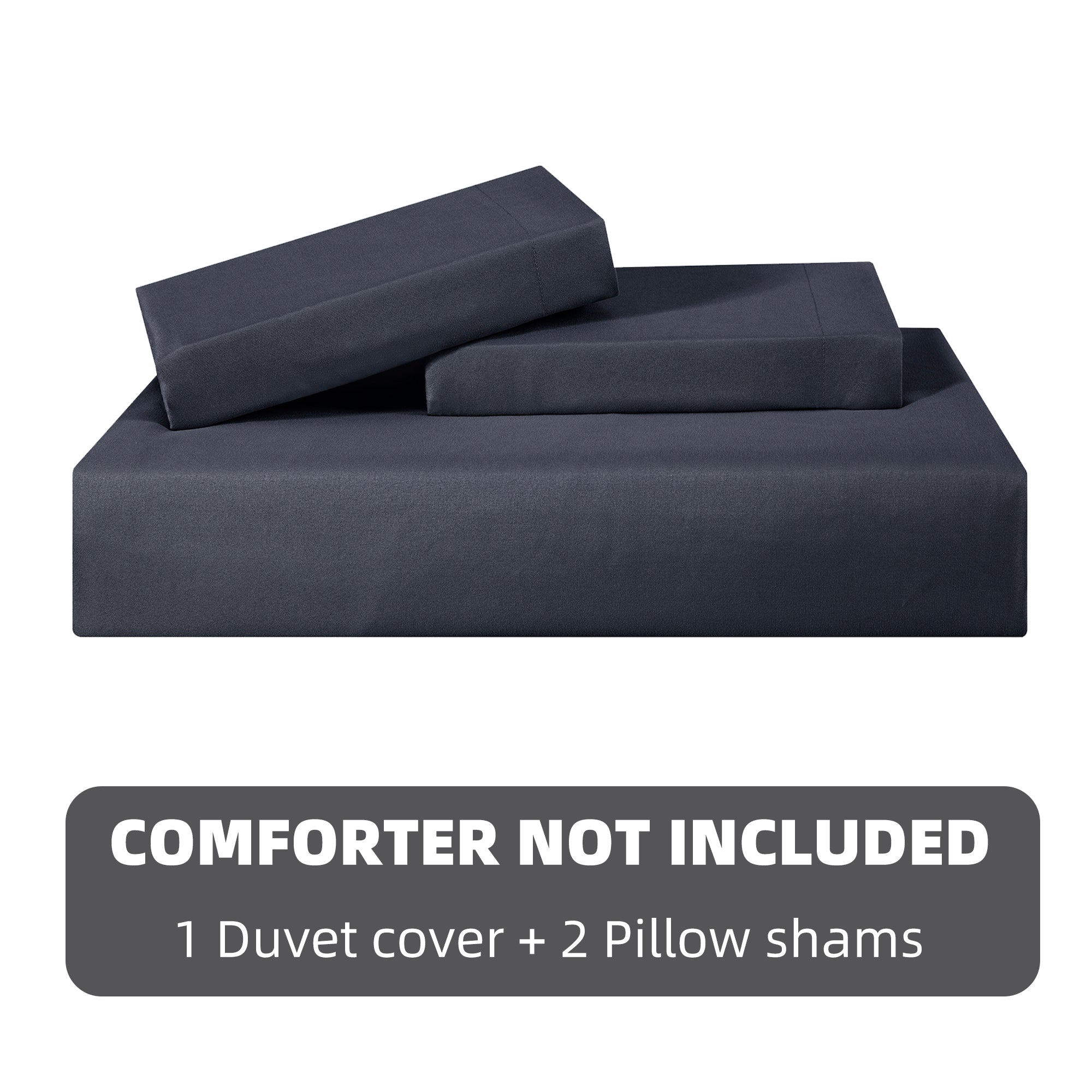 Kingsley Trend Duvet Cover Set - Pre-Washed Ultra Soft & Breathable 3-Piece Microfiber Set with Bowtie Knot Closure, Machine Washable for Easy Care, kingsleytrend, , kingsley-trend-duvet-cover-set-pre-washed-ultra-soft-breathable-3-piece-microfiber-set-with-bowtie-knot-closure-machine-washable-for-easy-care, Duvet Cover, MCF, kingsleytrend