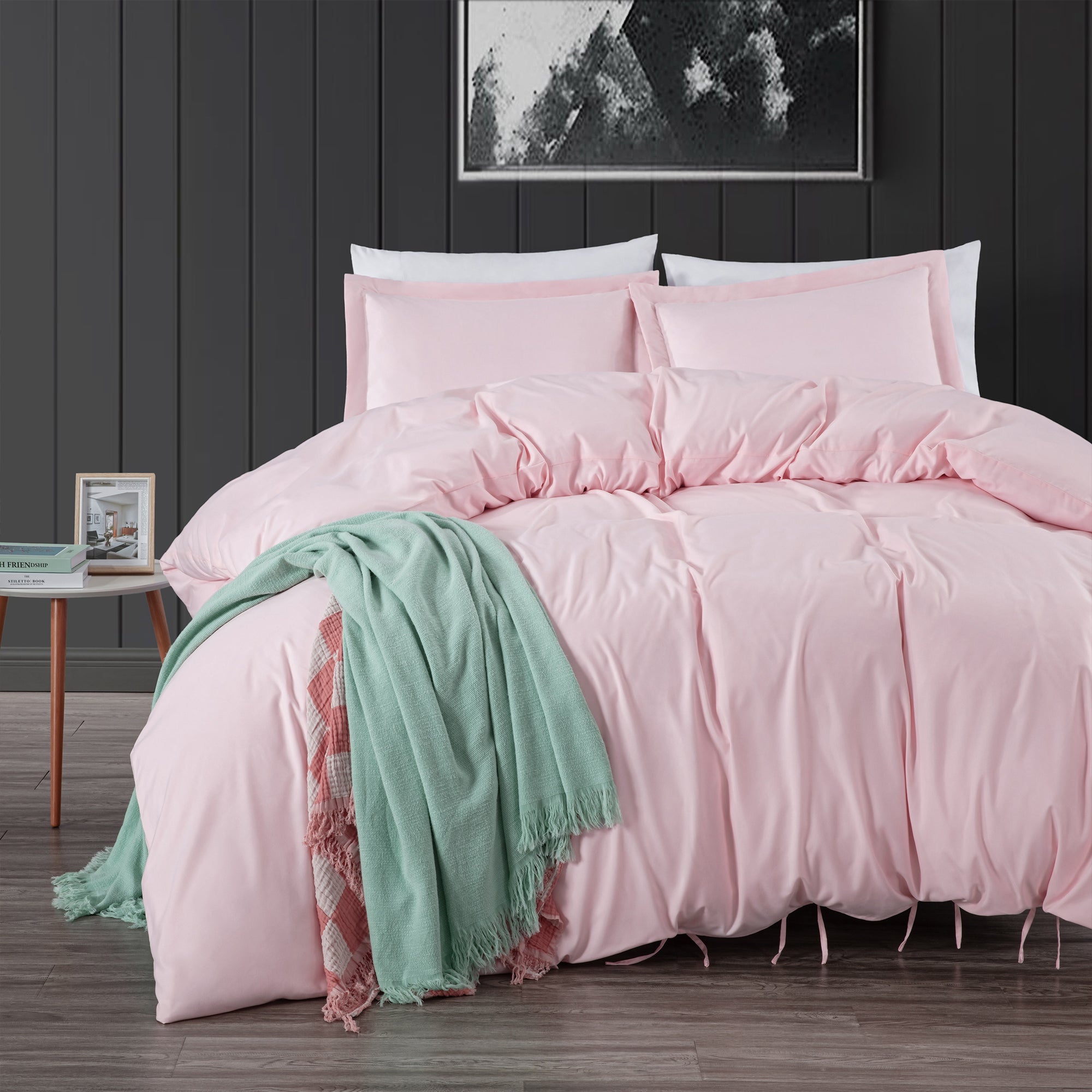 Kingsley Trend Duvet Cover Set - Pre-Washed Ultra Soft & Breathable 3-Piece Microfiber Set with Bowtie Knot Closure, Machine Washable for Easy Care, kingsleytrend, , kingsley-trend-duvet-cover-set-pre-washed-ultra-soft-breathable-3-piece-microfiber-set-with-bowtie-knot-closure-machine-washable-for-easy-care, Duvet Cover, MCF, kingsleytrend