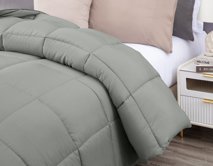 Kingsley Trend Comforter Duvet Insert - All-Season Quilted Ultra Soft, Breathable Down Alternative Comforter, Box Stitch Design with Corner Tabs, Easy to Care Machine Washable, kingsleytrend, , 32916_b08tb2t5x6_35251_1ced1, comforter, MCF, kingsleytrend