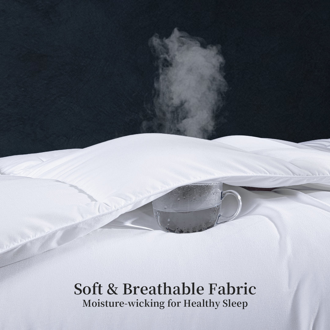 Kingsley Trend Comforter Duvet Insert - All-Season Quilted Ultra Soft, Breathable Down Alternative Comforter, Box Stitch Design with Corner Tabs, Easy to Care Machine Washable, kingsleytrend, , 32916_b08tb2t5x6_35251_1ced1, comforter, MCF, kingsleytrend