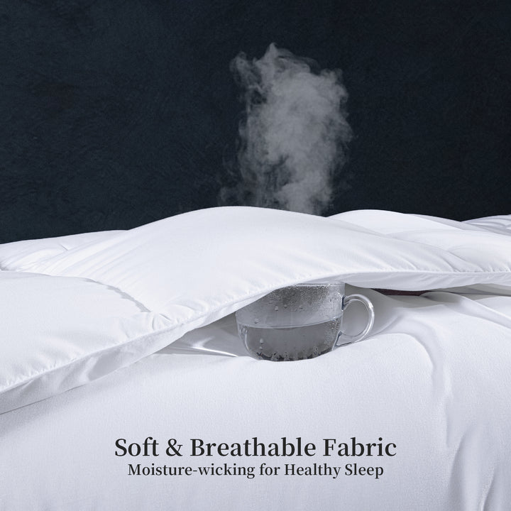 Kingsley Trend Comforter Duvet Insert - All-Season Quilted Ultra Soft, Breathable Down Alternative Comforter, Box Stitch Design with Corner Tabs, Easy to Care Machine Washable, kingsleytrend, , 32916_b08tb2t5x6_35251_1ced1, comforter, MCF, kingsleytrend