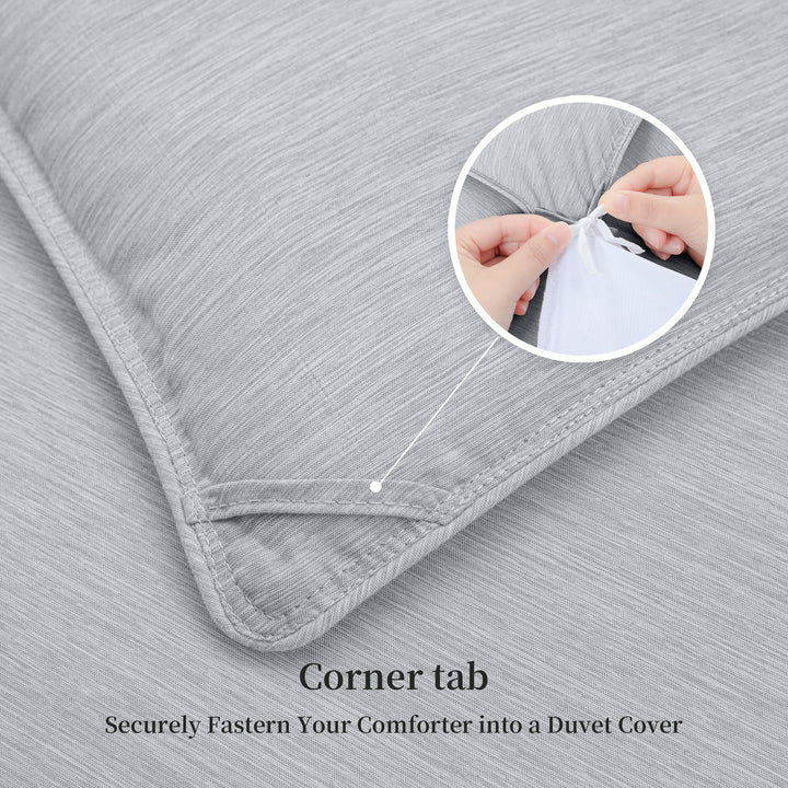 Down Alternative Comforter Set - 3-Pc, Cationic Dyeing & Jacquard Line, Machine Washable, Includes Duvet Insert & 2 Envelope Pillow Shams, kingsleytrend, Comforter Set, down-alternative-king-comforter-set-all-season-king-size-comforter-set-3-piece-soft-breathable-down-comforter-king-size-lightweight-quilted-duvet-insert-with-corner-tabs-and-2-pillow-shams, blue, comforter set, gray, MCF, kingsleytrend