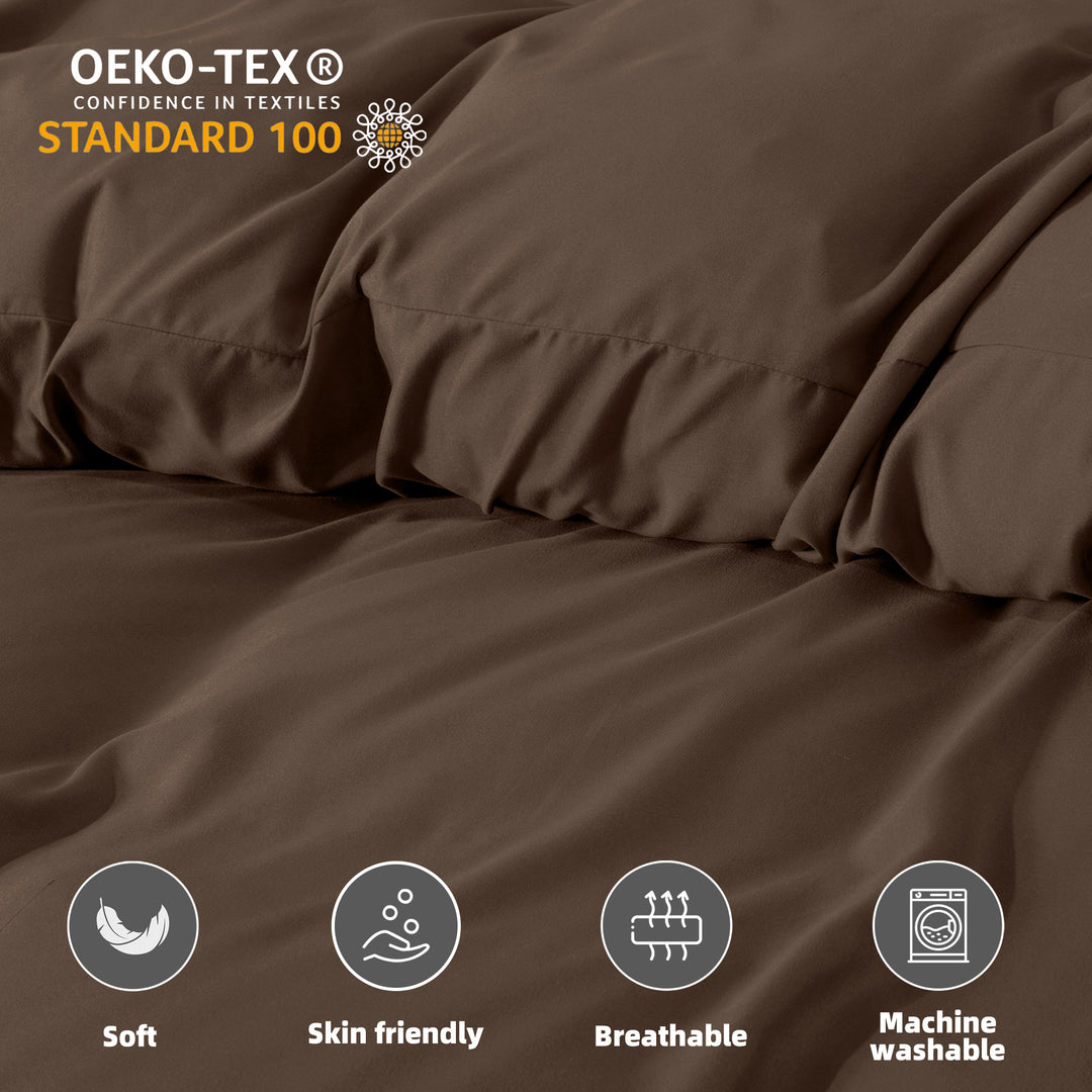 Kingsley Trend Duvet Cover Set - Pre-Washed Ultra Soft & Breathable 3-Piece Microfiber Set with Bowtie Knot Closure, Machine Washable for Easy Care, kingsleytrend, , kingsley-trend-duvet-cover-set-pre-washed-ultra-soft-breathable-3-piece-microfiber-set-with-bowtie-knot-closure-machine-washable-for-easy-care, Duvet Cover, MCF, kingsleytrend