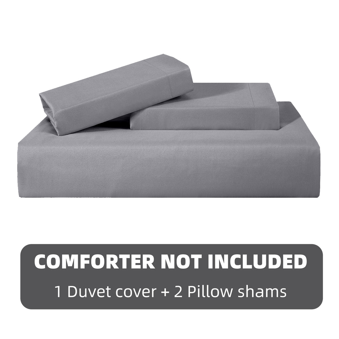 Kingsley Trend Duvet Cover Set - Pre-Washed Ultra Soft & Breathable 3-Piece Microfiber Set with Bowtie Knot Closure, Machine Washable for Easy Care, kingsleytrend, , kingsley-trend-duvet-cover-set-pre-washed-ultra-soft-breathable-3-piece-microfiber-set-with-bowtie-knot-closure-machine-washable-for-easy-care, Duvet Cover, MCF, kingsleytrend