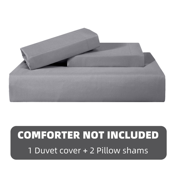Kingsley Trend Duvet Cover Set - Pre-Washed Ultra Soft & Breathable 3-Piece Microfiber Set with Bowtie Knot Closure, Machine Washable for Easy Care, kingsleytrend, , kingsley-trend-duvet-cover-set-pre-washed-ultra-soft-breathable-3-piece-microfiber-set-with-bowtie-knot-closure-machine-washable-for-easy-care, Duvet Cover, MCF, kingsleytrend