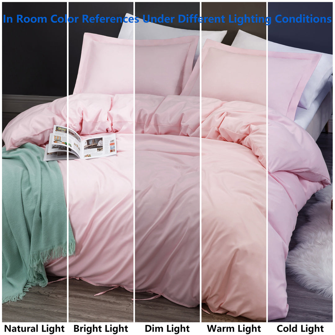 Kingsley Trend Duvet Cover Set - Pre-Washed Ultra Soft & Breathable 3-Piece Microfiber Set with Bowtie Knot Closure, Machine Washable for Easy Care, kingsleytrend, , kingsley-trend-duvet-cover-set-pre-washed-ultra-soft-breathable-3-piece-microfiber-set-with-bowtie-knot-closure-machine-washable-for-easy-care, Duvet Cover, MCF, kingsleytrend