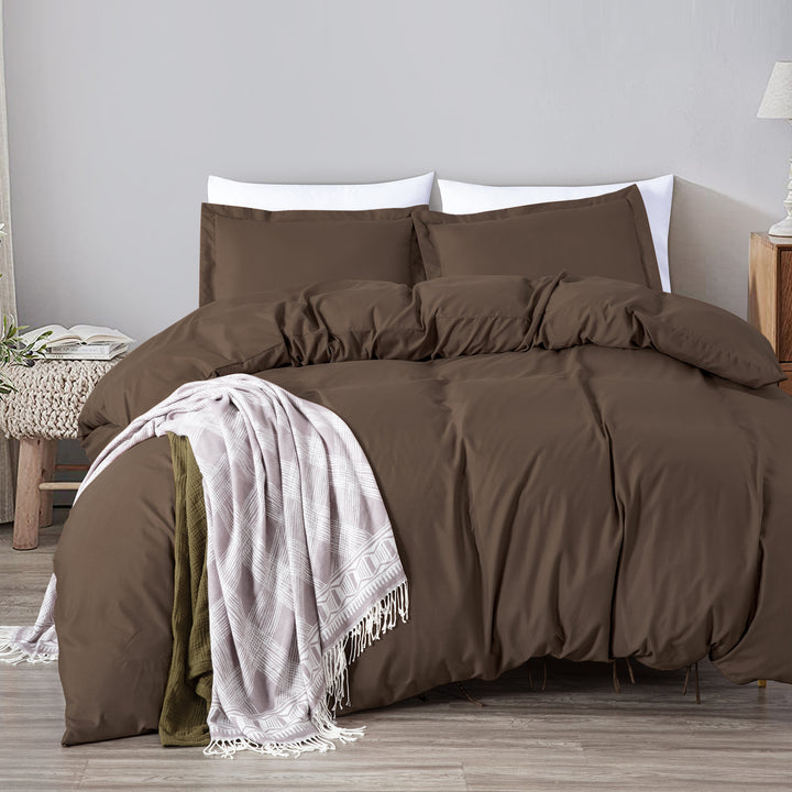 Kingsley Trend Duvet Cover Set - Pre-Washed Ultra Soft & Breathable 3-Piece Microfiber Set with Bowtie Knot Closure, Machine Washable for Easy Care, kingsleytrend, , kingsley-trend-duvet-cover-set-pre-washed-ultra-soft-breathable-3-piece-microfiber-set-with-bowtie-knot-closure-machine-washable-for-easy-care, Duvet Cover, MCF, kingsleytrend