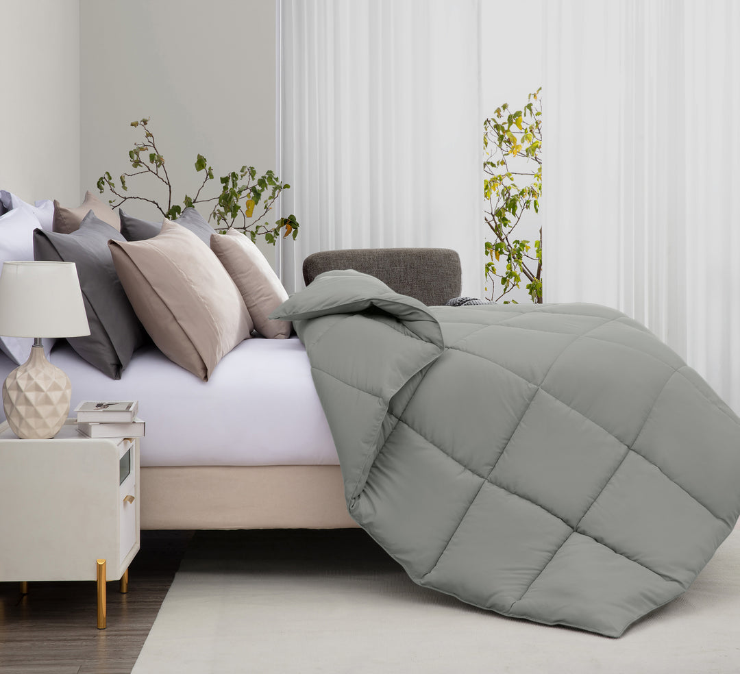 Kingsley Trend Comforter Duvet Insert - All-Season Quilted Ultra Soft, Breathable Down Alternative Comforter, Box Stitch Design with Corner Tabs, Easy to Care Machine Washable, kingsleytrend, , 32916_b08tb2t5x6_35251_1ced1, comforter, MCF, kingsleytrend